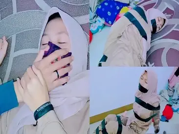 Diikat Lakban Ukhty Remaja Fetish BDSM Ganas