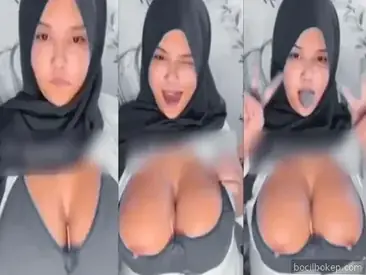 Selebgram Hijab Pamer Gunung Kembar Super Besar